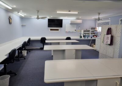 Newly refurbished classroom